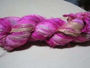 Recycled Sari Silk Ribbon – 217