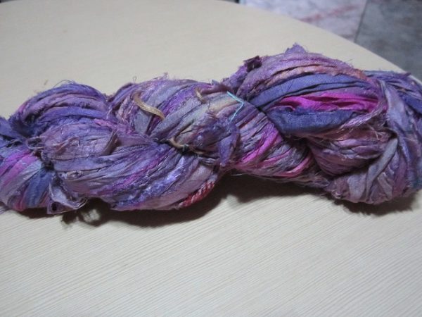 Sari Silk Ribbon - AMETHYST