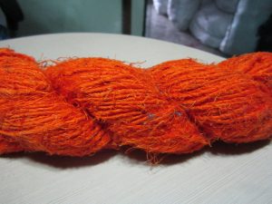 Recycle Linen Yarn-ORANGE