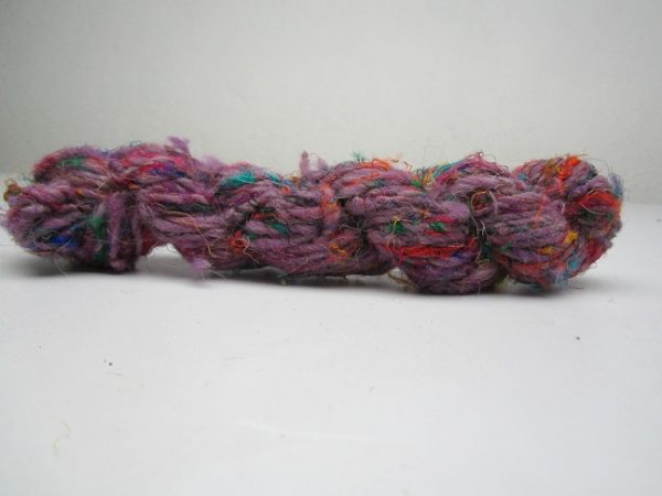 Recycle Silk Wool Yarn - Lavender