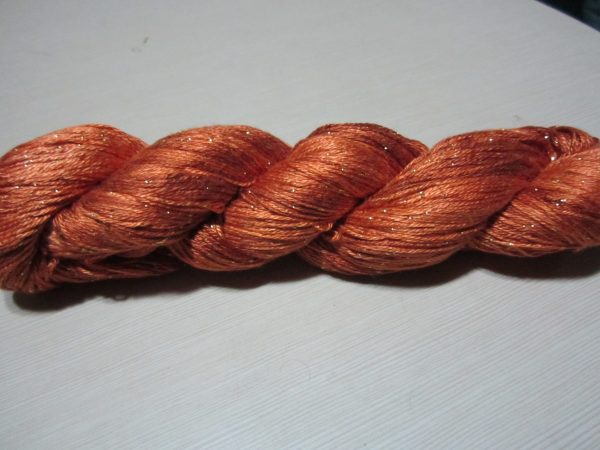 SPARKLE SILK (MULBERRY) -GOLDEN BROWN