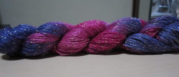 SPARKLE SILK (MULBERRY) - MAGENTA BLUE