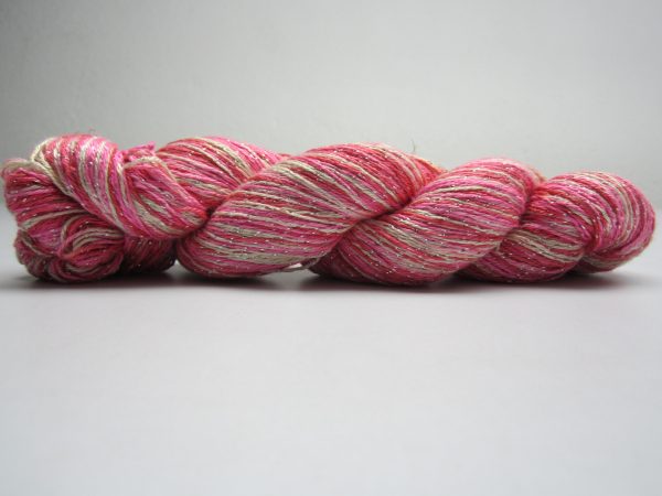 SPARKLE SILK (MULBERRY) - FLEMINGO