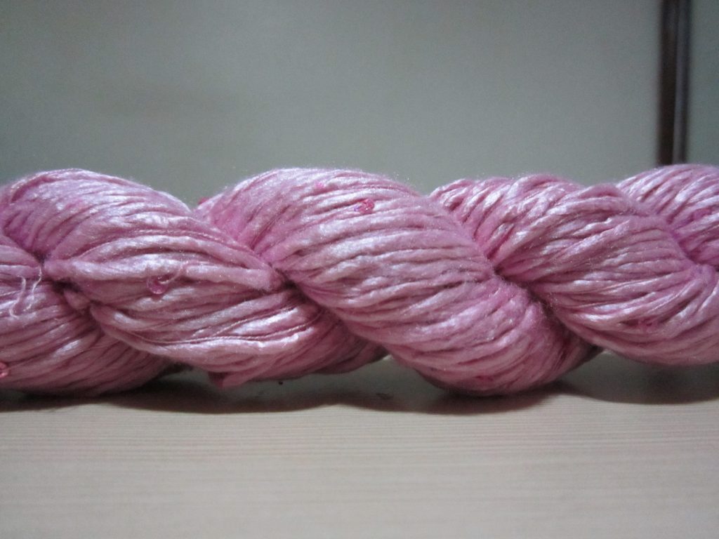 Spun Silk Yarn SEQ – Baby Pink