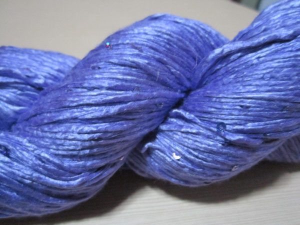 Spun Silk Yarn SEQ - Blue