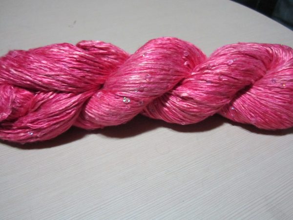 Spun Silk Yarn SEQ - D PINK