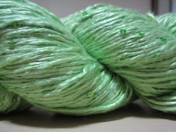 Spun Silk Yarn-SEQ PALE GREEN
