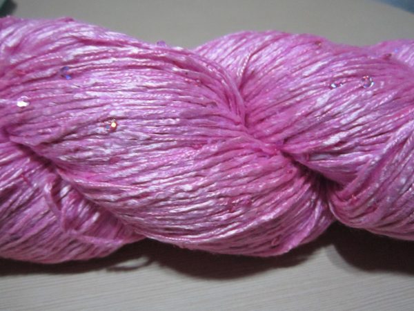 Spun Silk Yarn SEQ - PALE PINK