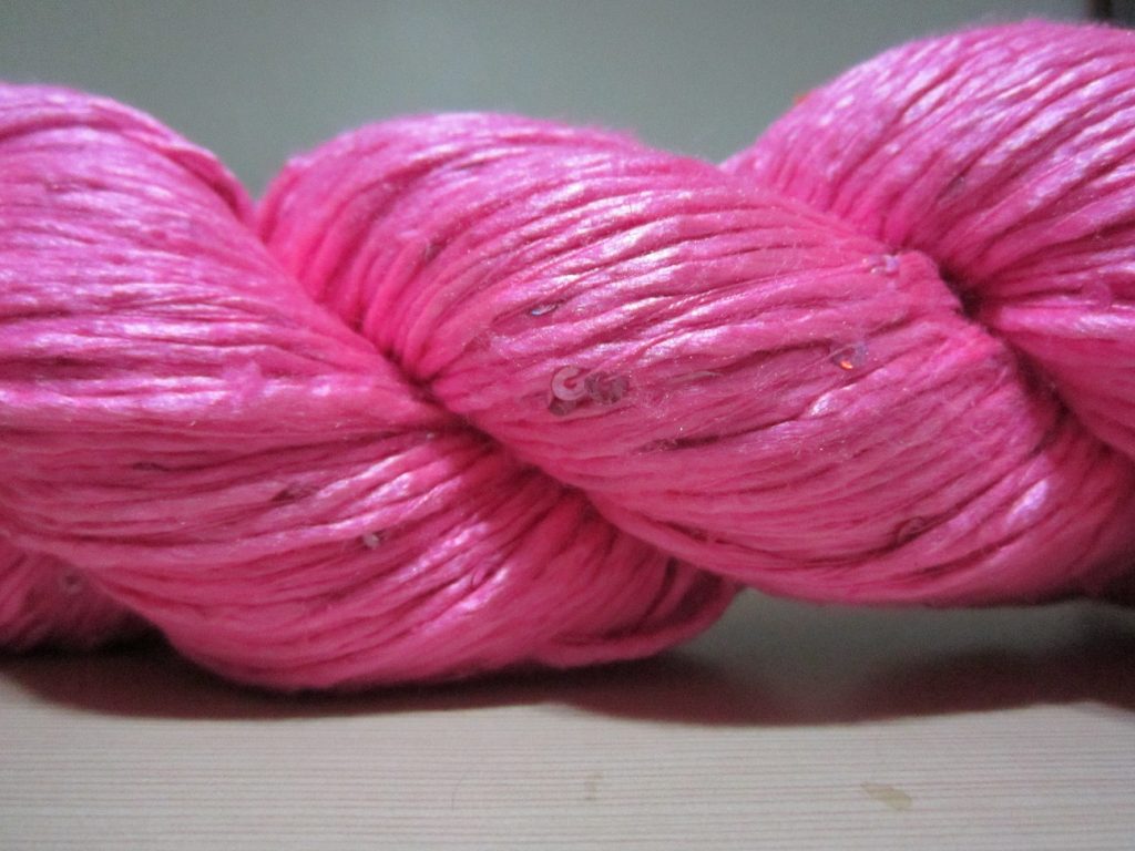 Spun Silk Yarn-SEQ PINK