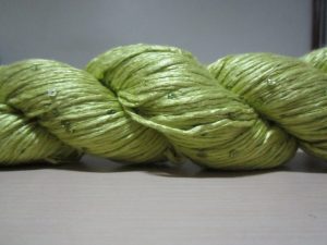 Spun Silk Yarn SEQ – Lime Green