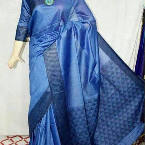 LS SAREE NAVY BLUE