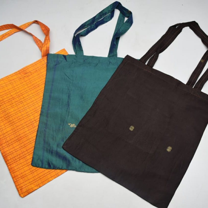 TOTE BAG (Pack of 3) - Latifi Silk Exports LLP