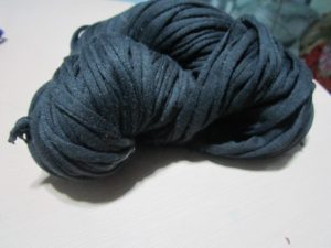 Recycled T-Shirt Ribbon – Black