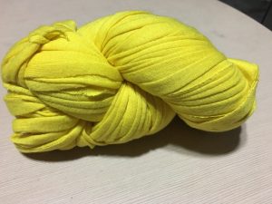 Recycled T-Shirt Ribbon – Golden Glow