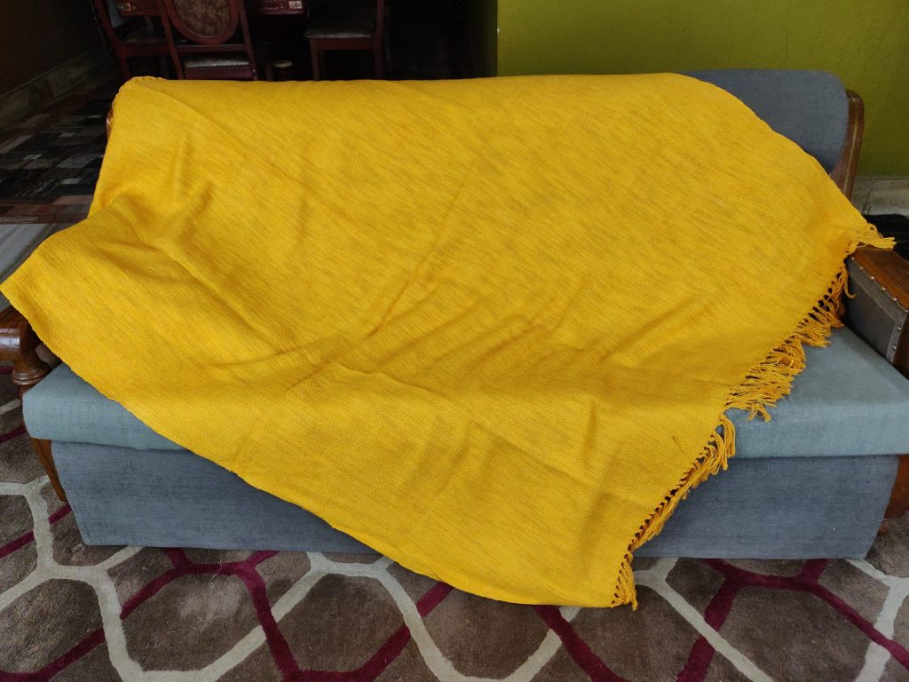 Silk Throw – LST Yellow