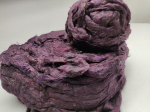 Recycled Sari Silk Sliver – Lavender