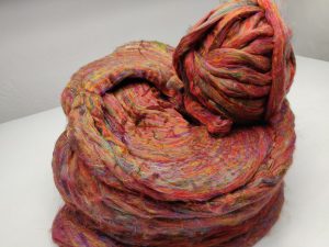 Recycled Sari Silk Sliver – Multicolor