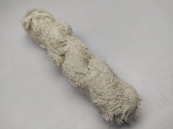 Cotton Frizz Ribbon - White