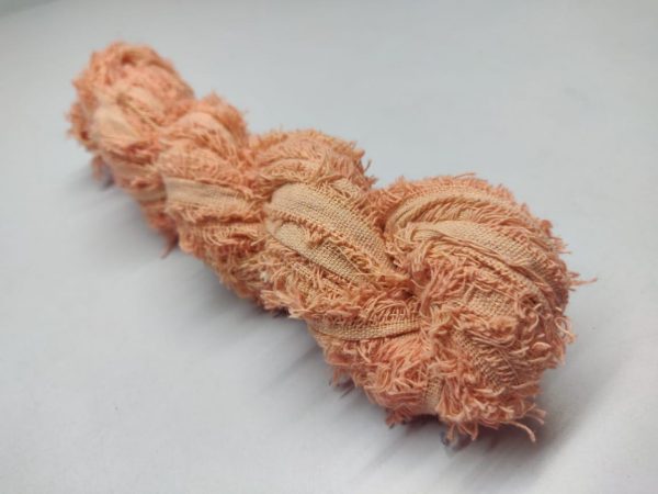 Cotton Frizz Ribbon - Creamy Orange