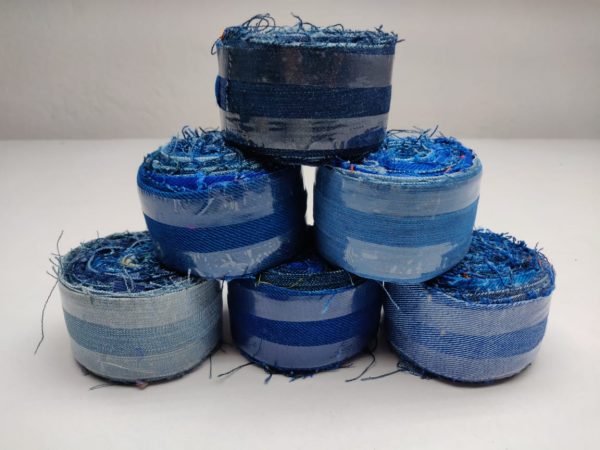 recycle Denim Ribbon | Denim Ribbon | Jeans Ribbon | recycled Denim Ribbon | Ribbon from jeans