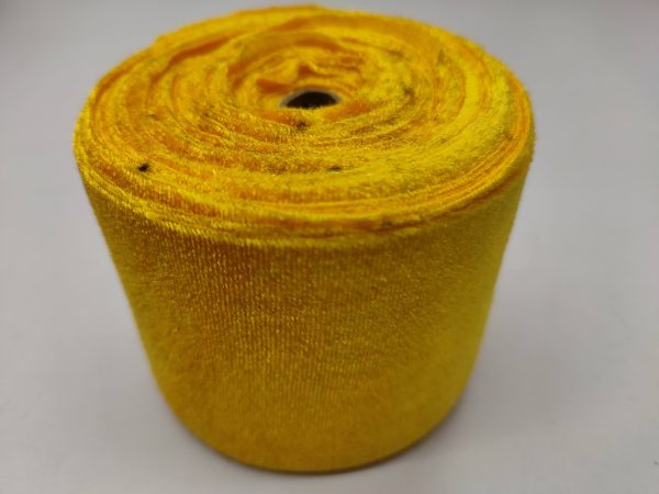 Velvet Ribbon 2.5" - Yellow