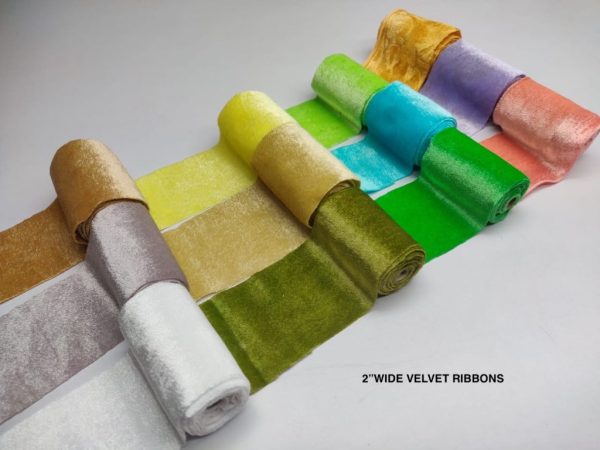 Velvet Ribbon 2" Rolls