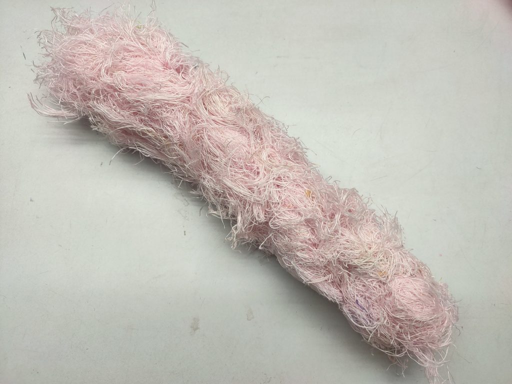 Linen Frizz Ribbon – Baby Pink
