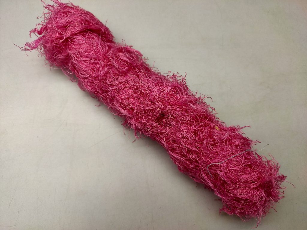 Linen Frizz Ribbon – BubbleGum