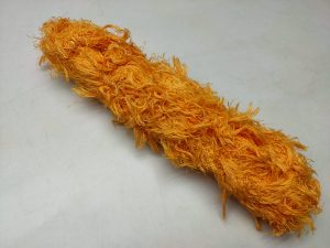Linen Frizz Ribbon – Dark Orange