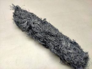 Linen Frizz Ribbon – Grey